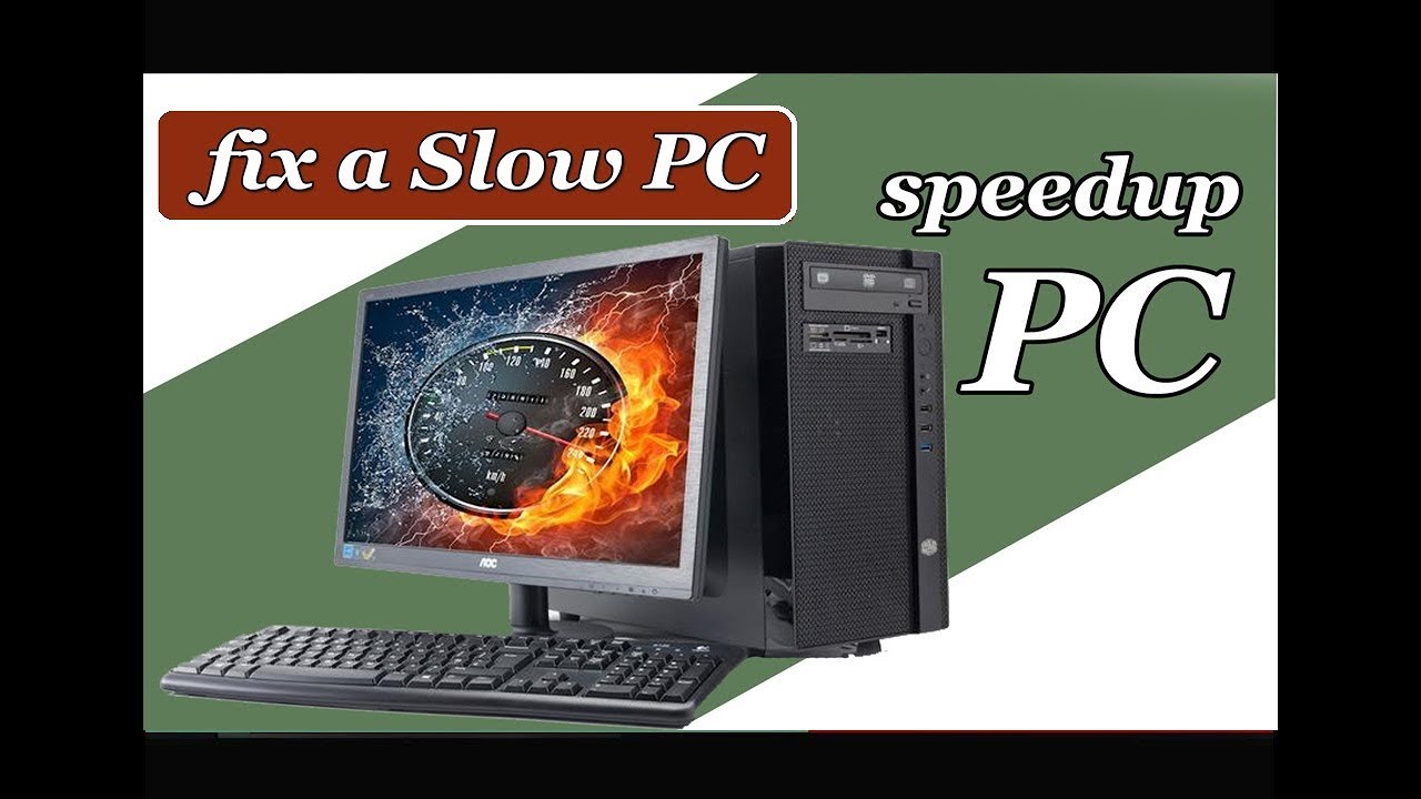 How To Fix A Slow Pc Computer Windows 7810 Youtube