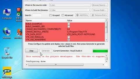 How to install VTK in windows Part 1