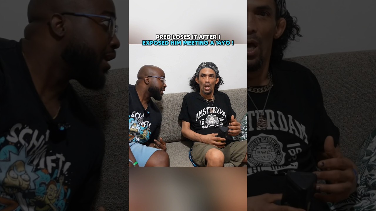 Pred loses it after i exposed him meeting a 14yo 🚨