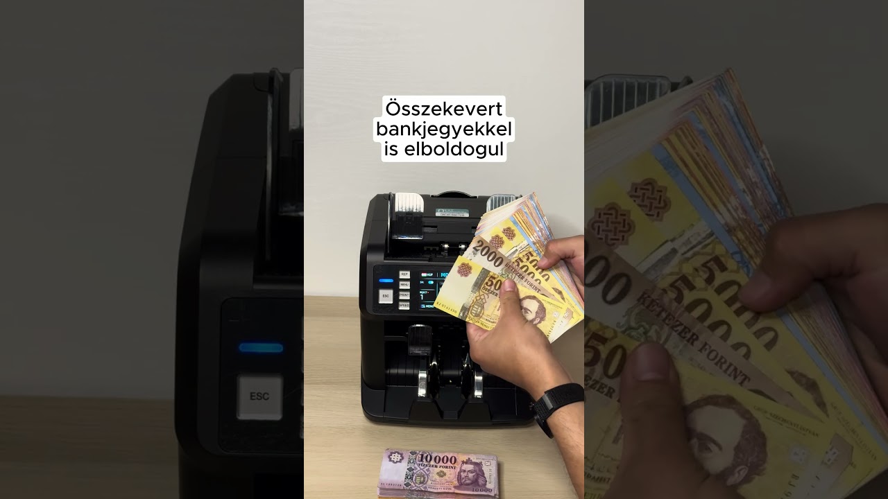 NEXTcash NC-6920 kétfiókos bankjegyszámláló és válogató 