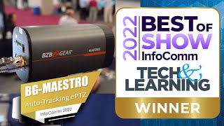 Tech Learning Magazine Awards Bzbgear Maestro Auto-Tracking Eptz Camera Best Of Show