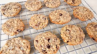 くるみチョコレートチップクッキーの作り方/Chewy chocolate chip cookies with walnuts/核桃仁巧克力曲奇饼干/Schokokekse mit Walnüssen