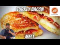 Turkey Bacon Melt - Blackstone Griddle - grill sandwich on the griddle Recipes