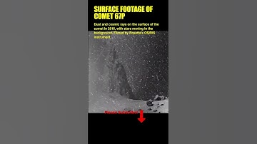 The Real Surface of Comet 67P 🌌❄️ #space