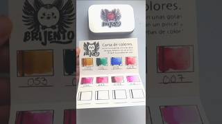Unboxing de las acuarelas artesanales Brijento #watercolor #acuarelas  #unboxing #painting #drawing