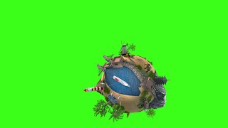 Planet Travel - Green Screen FREE!