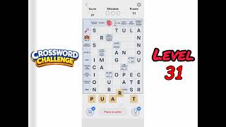 Full Crossword Challenge Level 31 Walkthrough Update