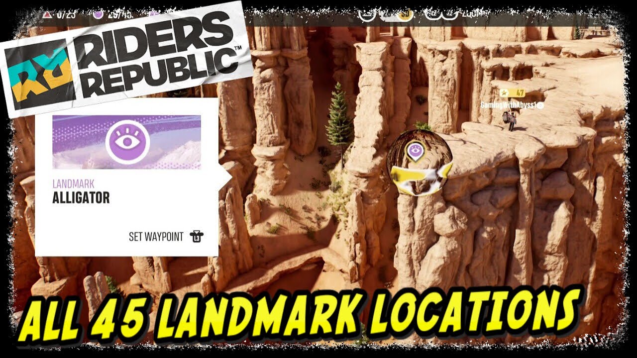 Riders Republic All 45 Landmark Locations YouTube