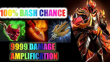 Dota 2 Custom Hero Chaos 99999 Burning Spear Damage