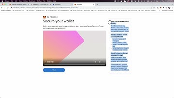 Creating a Metamask Wallet on Chrome
