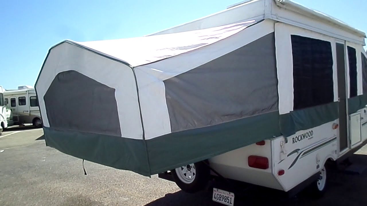 Summer Camping Time For Sale 05 Rockwood Freedom Pop Up Tent Trailer Youtube