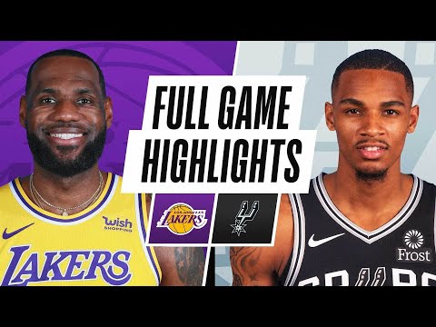 Game Recap: Lakers 121, Spurs 107