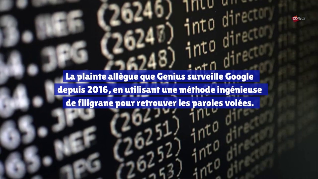 Video Genius Poursuit Google Et Lyricfind Pour Vol De Paroles De