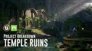 Making a Temple Ruins Level using FREE Asset (mostly) in UE4 and UE5