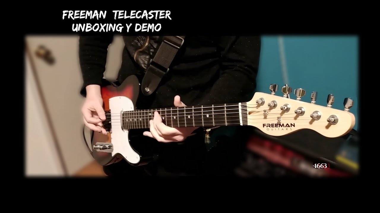 Guitarra Eléctrica Freeman FRE50 SG DEMO by 1663 - YouTube