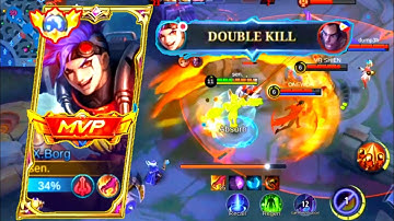 NEW PURE DAMAGE!! BUILD FOR X.BORG 100% ENEMY AUTO DELETE | MLBB (pls don