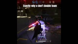 Why u don't double team #shorts #battlefront2 #starwars