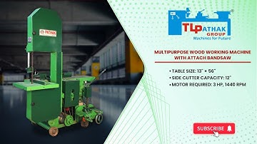 Multiple Wood Working Machine with Bandsaw and Chain Mortiser by TL PATHAK GROUP 