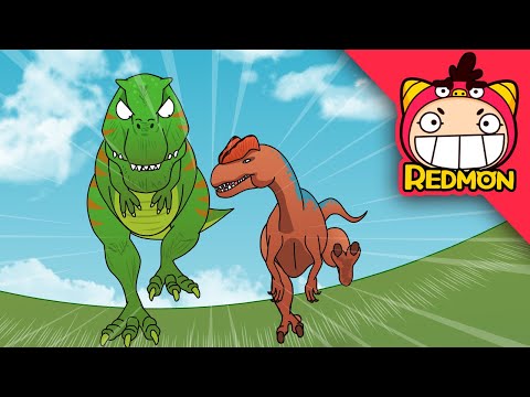 Who's the fastest dinosaur? | Exploring dinosaurs | animation for Children | REDMON