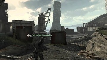 MW3: Across Map Throwing Knife on Aground