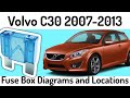 (2007-2013) Volvo C30 Fuse Box Diagrams and Fuse Panel Locations✅