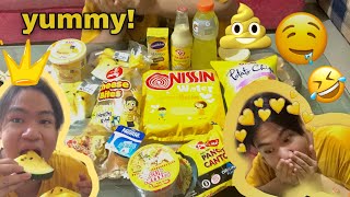 EATING ONLY YELLOW FOOD FOR 24 HOURS CHALLENGE