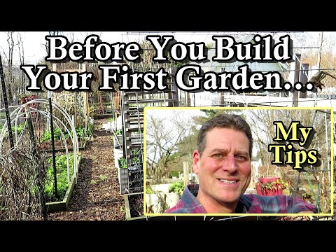 Planning and Building Your First Vegetable Garden:  Tips, Options, Ideas, and Principles to Know!