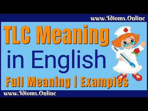 TLC Meaning in English | Phrases and Idioms | English Abbreviations