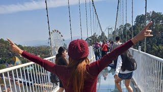 The Glass bridge of Yinxian Resort /Guangdong,China