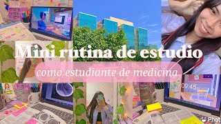 Mini Rutina De Estudio Pomodoros Estudiante De Medicina