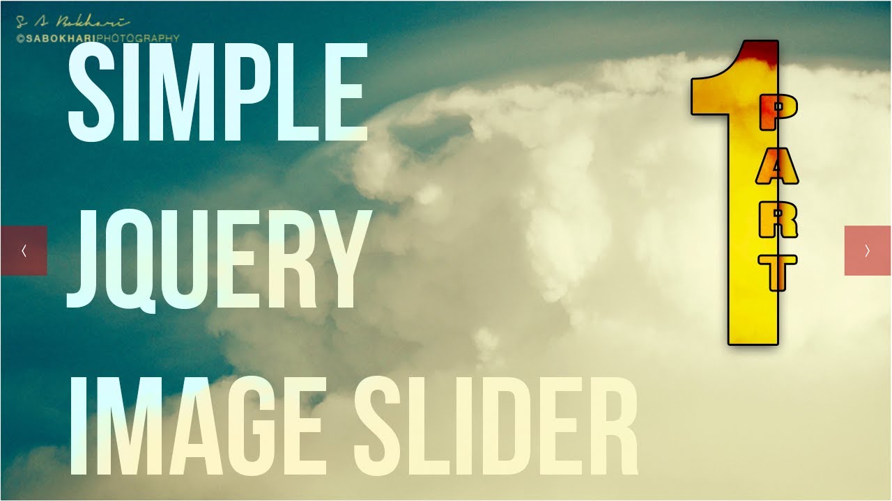 Simple jQuery Image Slider Part1 YouTube