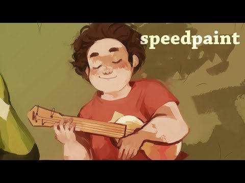 (steven universe speedpaint) on the planet earth