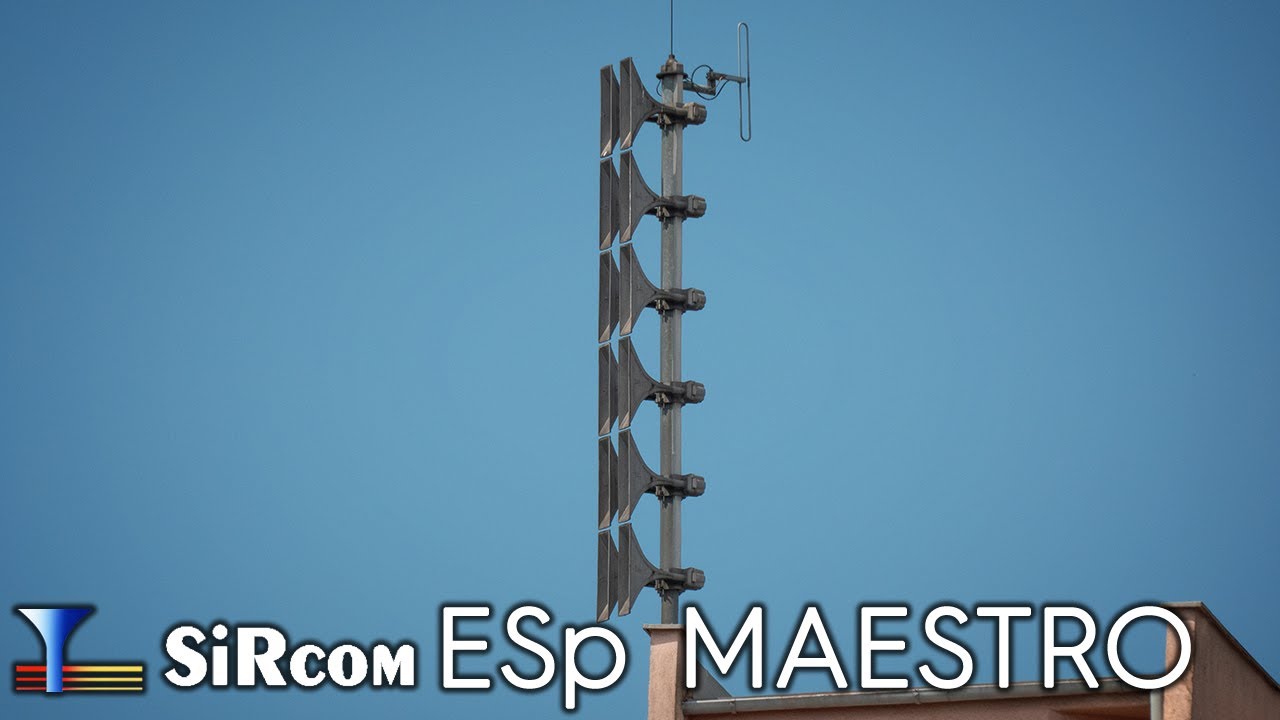 4K | Zkouška sirén | Siren test | Sirenenprobe | Olomouc-Povel | ESp 1500 MAESTRO |07.07.2021|