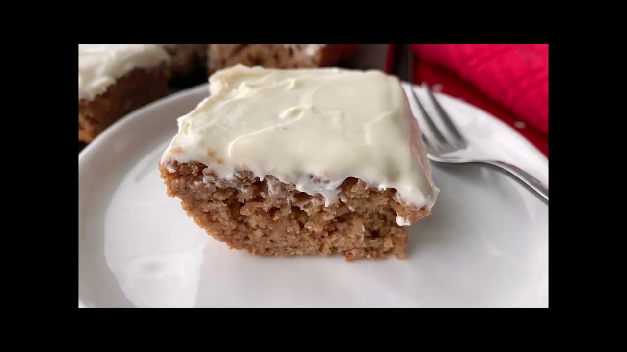 HEALTHY Applesauce Cake (Oil Free Recipe) YouTube