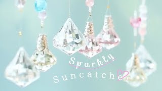 DIY  Sparkly Suncatcher!＊サンキャッチャーをDIY！太陽の光でリフレッシュしよう