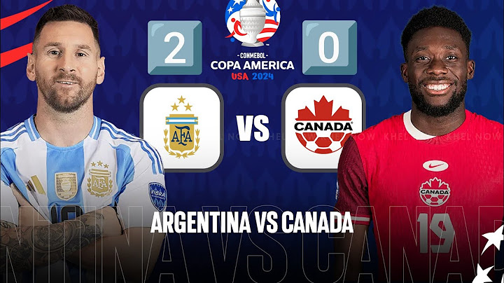 Argentina Vs Canada | Match highlights | Copa America 2024