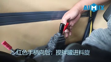 Aimix AS2.0 Self Loading Concrete Mixer Console Controller Explanation