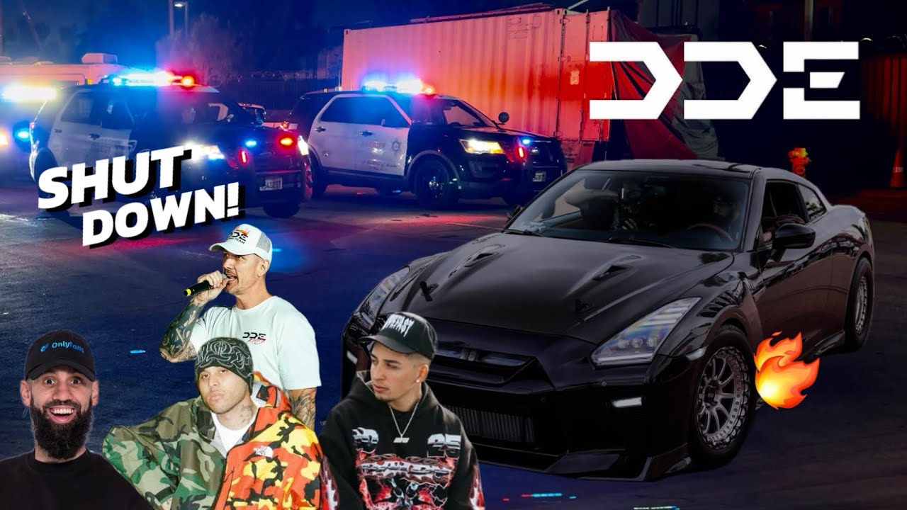 CRAZY DDE CAR MEET | COPS SHUT IT DOWN - YouTube