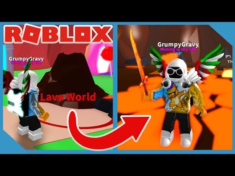New Lava World Roblox Mining Simulator Youtube - youtube pat and jen roblox mining simulator