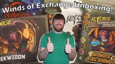 KeyForge Winds of Exchange Unboxing (3 Decks & More)
