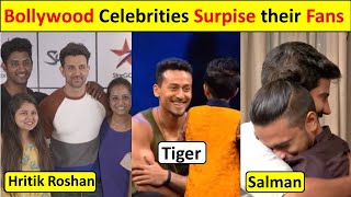Bollywood Celebrities Surprise their Fans | Salman khan, Shah rukh khan, Tiger shroof, Hritik roshan