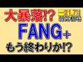 大暴落⁉︎FANG+は終わりなのか⁉ 21％下落で弱気相場入り