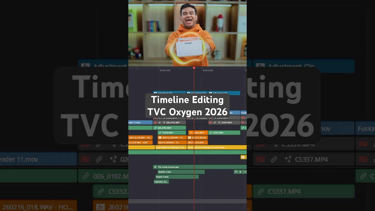 Timeline Editing TVC Oxygen 2026