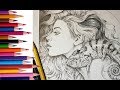 Turn Coloring Book Hair Into Realistic Hair