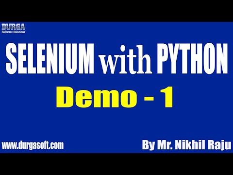 SELENIUM with PYTHON
