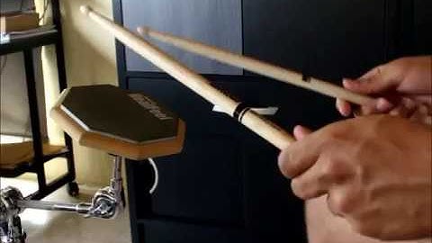 Drum Rudiment #33: Double Drag Tap