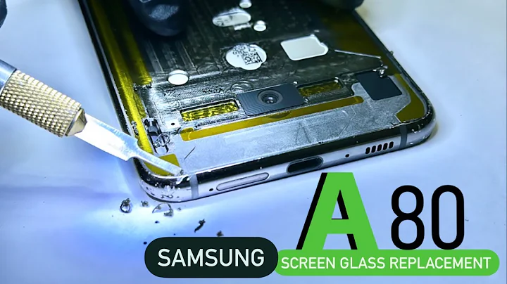 Samsung a80 display glass replacement / A80 screen glass replacement