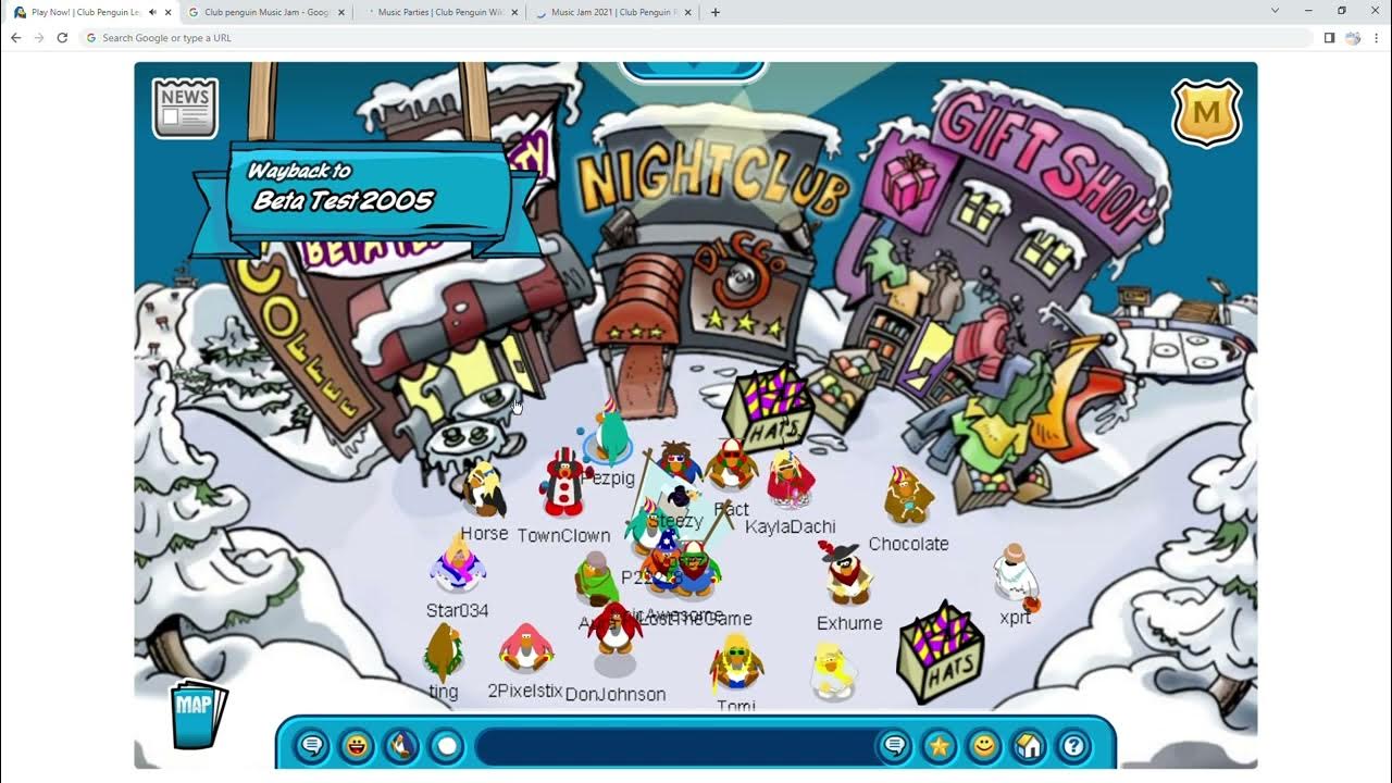 Club Penguin Legacy Throw Back Party YouTube