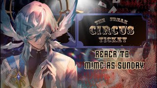 [LORE] THE FREAK CIRCUS react to M!MC AS SUNDAY || Put on 2x speed || Hvueiii
