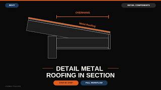Details Detail Metal Roofing in Section — Revit Guide